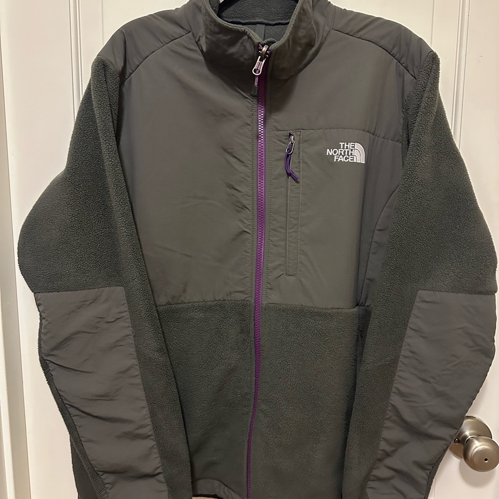 The North Face Charcoal and Purple Jacket